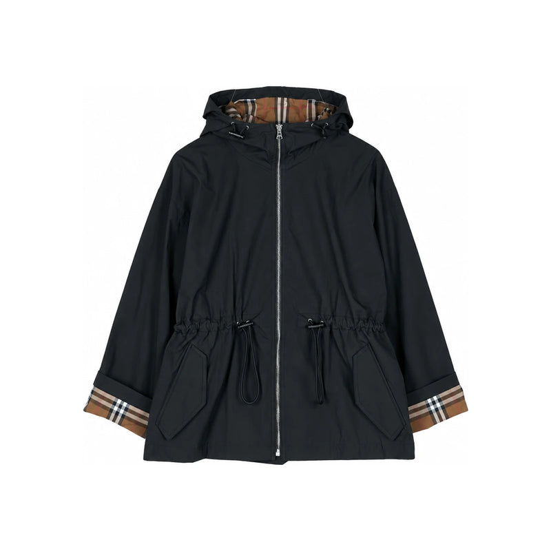 BURBERRY Women’s Medley Drawstring Jacket A1189 Black