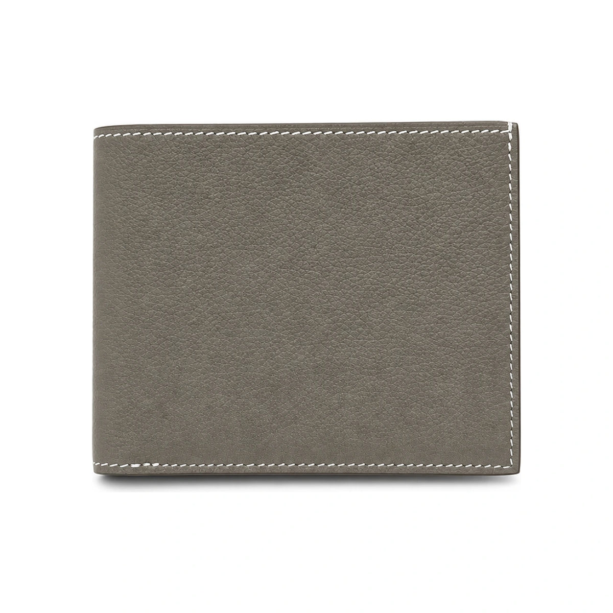 HERMES Citizen Twill Compact Wallet Evercolor Etoupe Horse Lining Bi-Fold