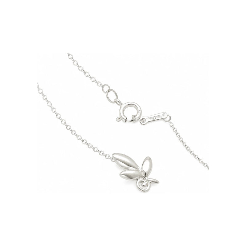 Tiffany & Co 925 Sterling Silver Olive Leaf Pendant Necklace