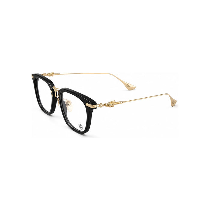 Chrome Hearts Cloaco Black Gold Accents Eyeglasses