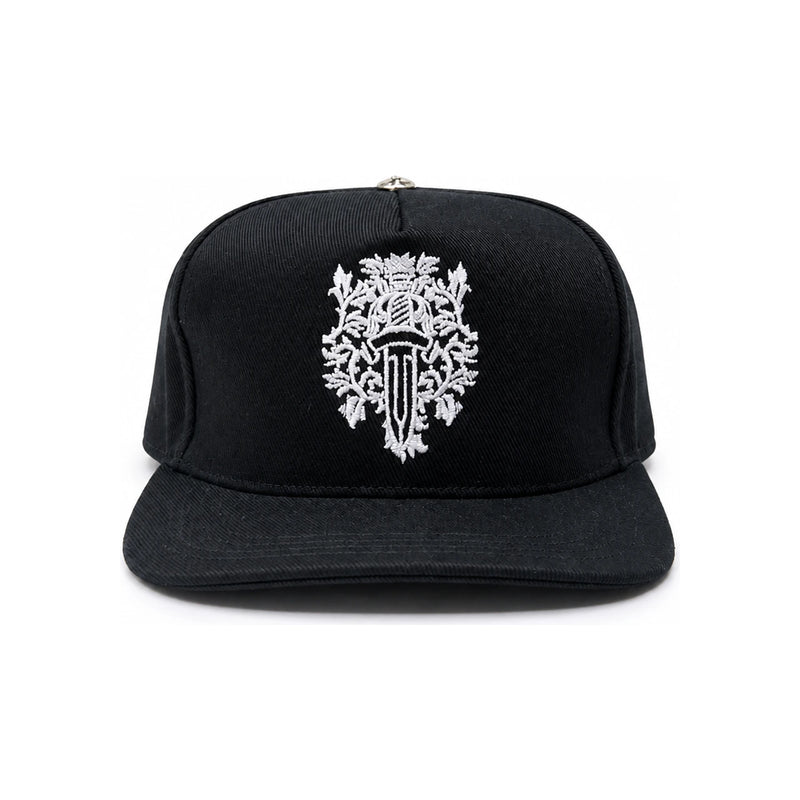 Chrome Hearts Dagger Denim Baseball Cap Black White
