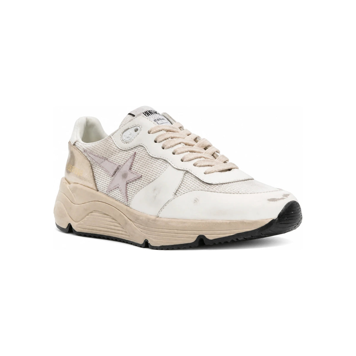 GOLDEN GOOSE Women’s Running Sole Low Top Sneakers White Leather