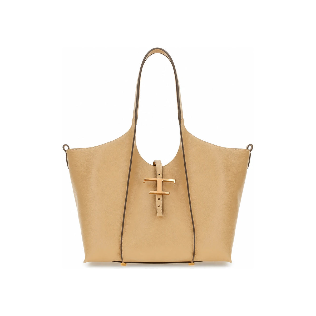 Tods Timeless Small Shoulder Bag Beige Tote XBWTSBA0200 XSO C606