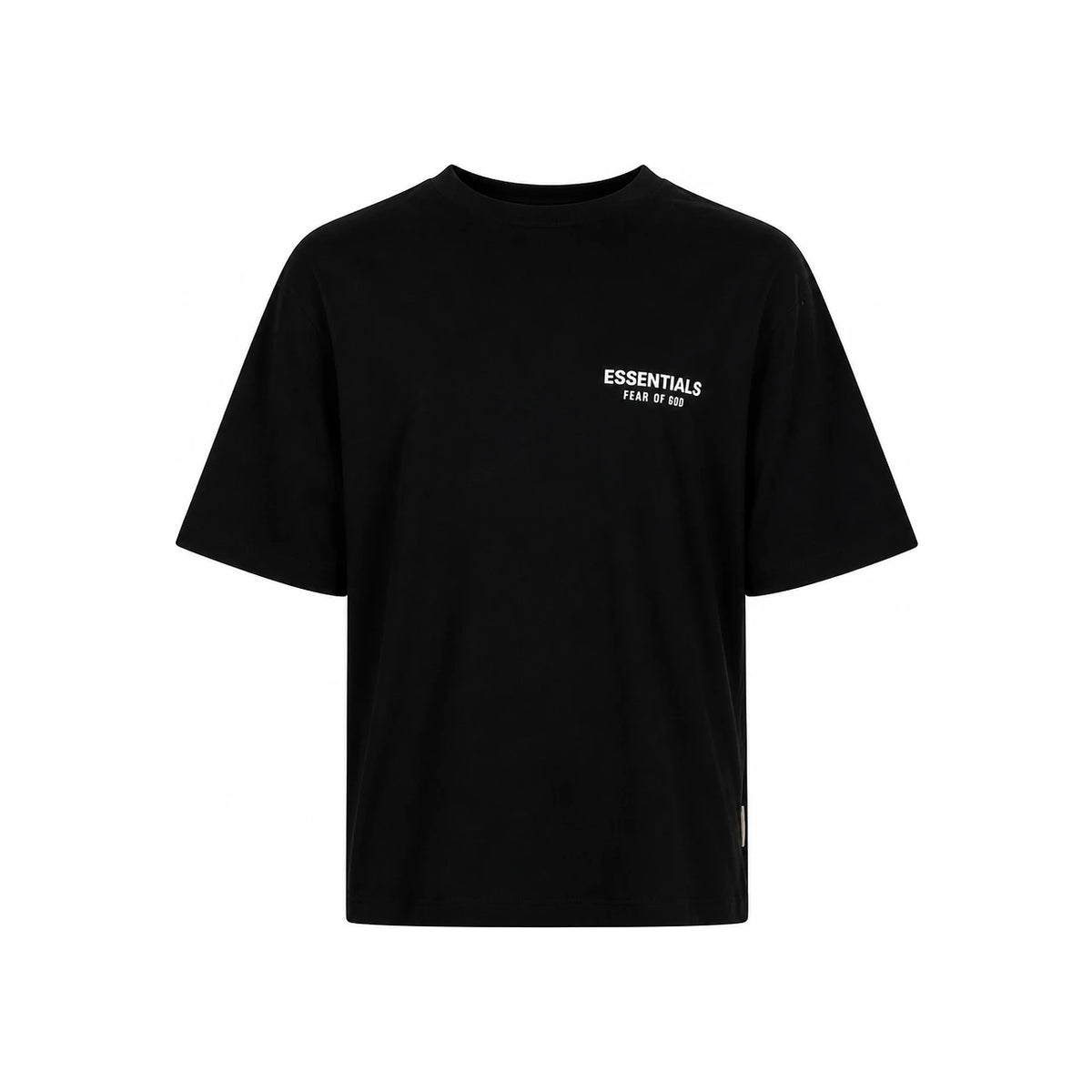 Fear of God Essentials Logo Men's T-Shirt Black 125HO244360F BLACK