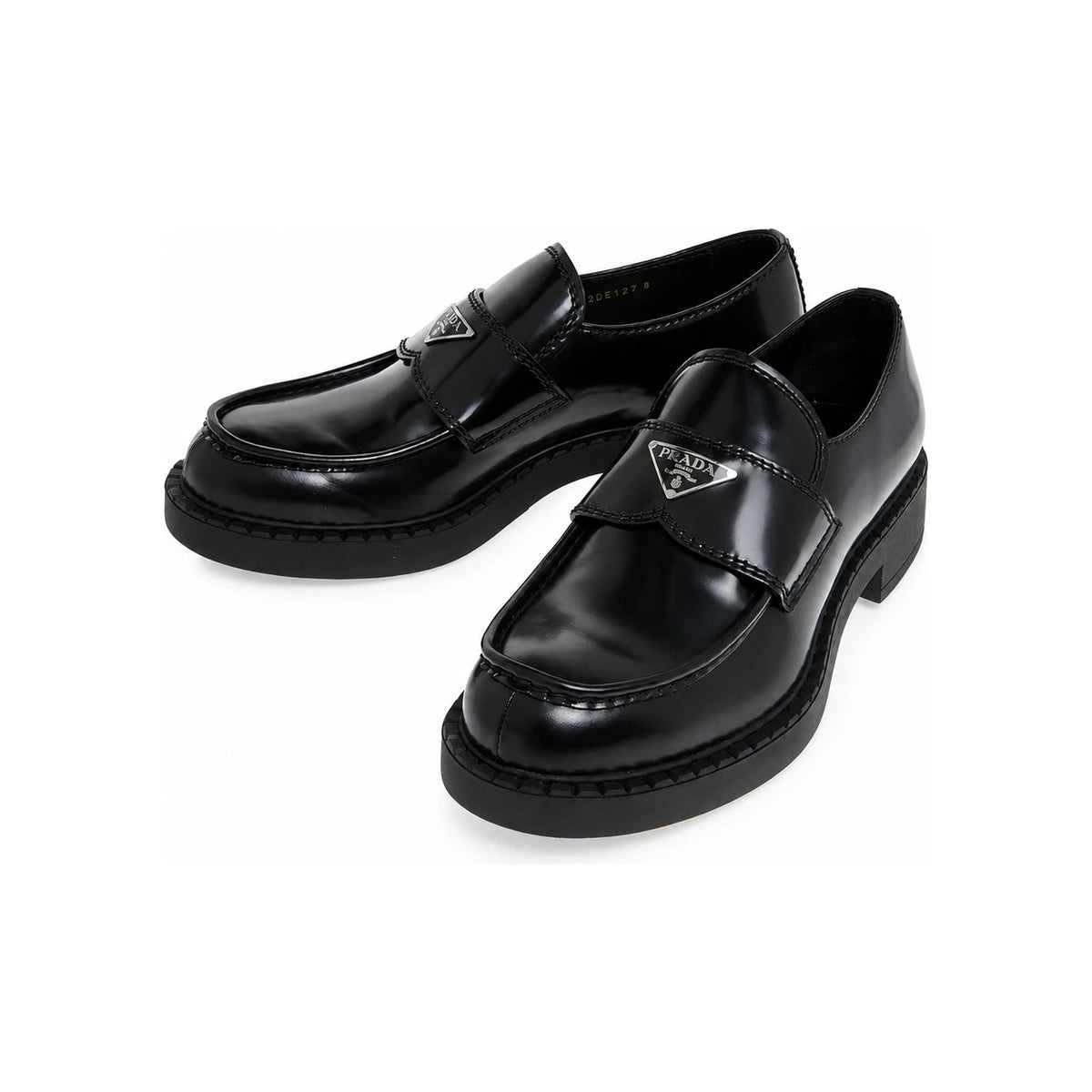 PRADA Brushed Leather Men's Loafers 2DE127 055 F0002