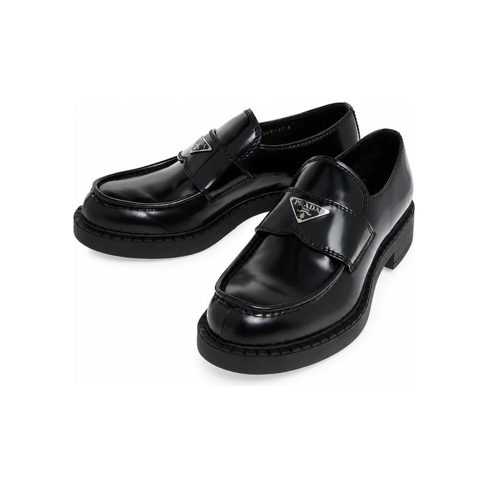 PRADA Brushed Leather Men's Loafers 2DE127 055 F0002