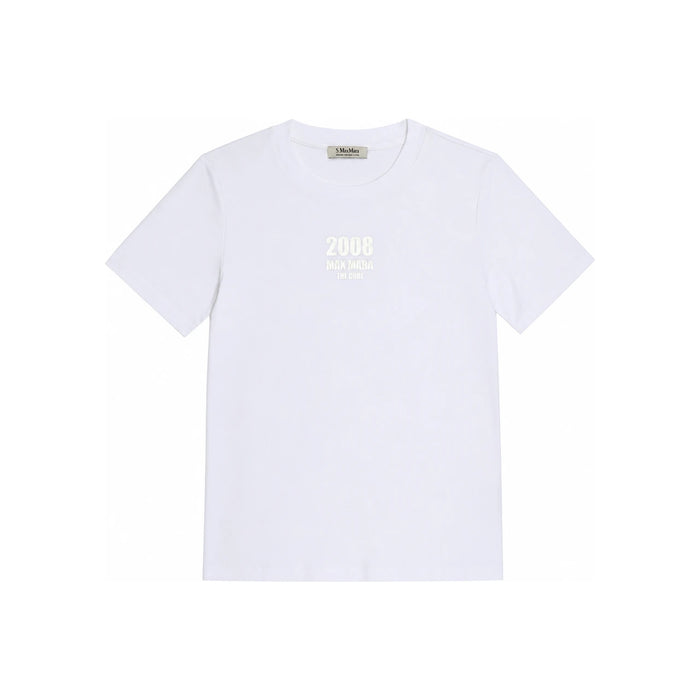 Max Mara QUIETO Logo Short Sleeve T-Shirt 2519971011600 001