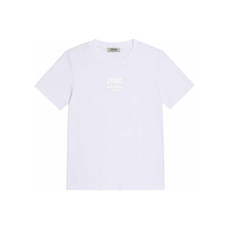 Max Mara QUIETO Logo Short Sleeve T-Shirt 2519971011600 001