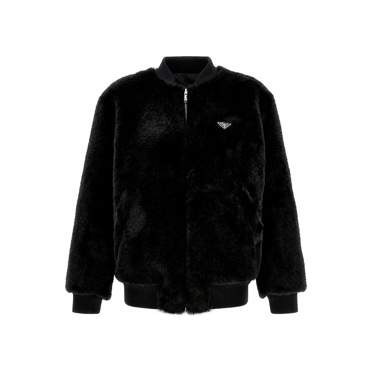 PRADA Brown Shearling Fur Jacket for Women