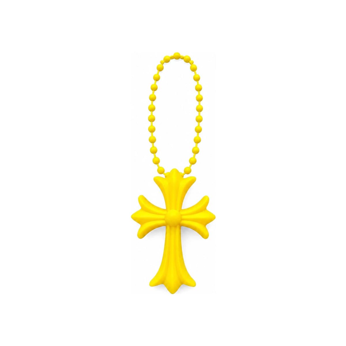 Chrome Hearts Yellow CH Cross Pendant Necklace Unisex