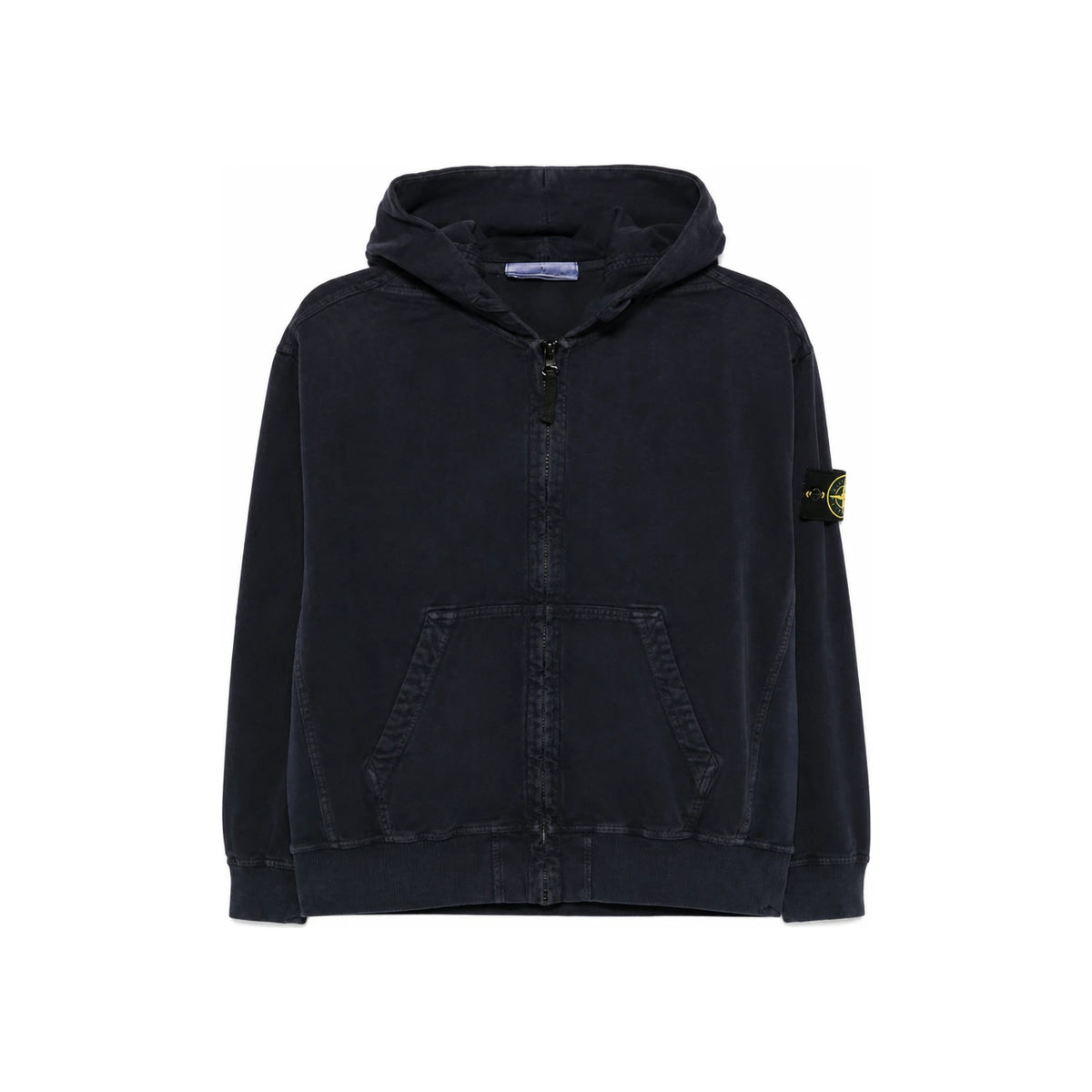 STONE ISLAND Organic Panama Cotton Old Effect Oversized Zip Hoodie K2S15 S0184 V