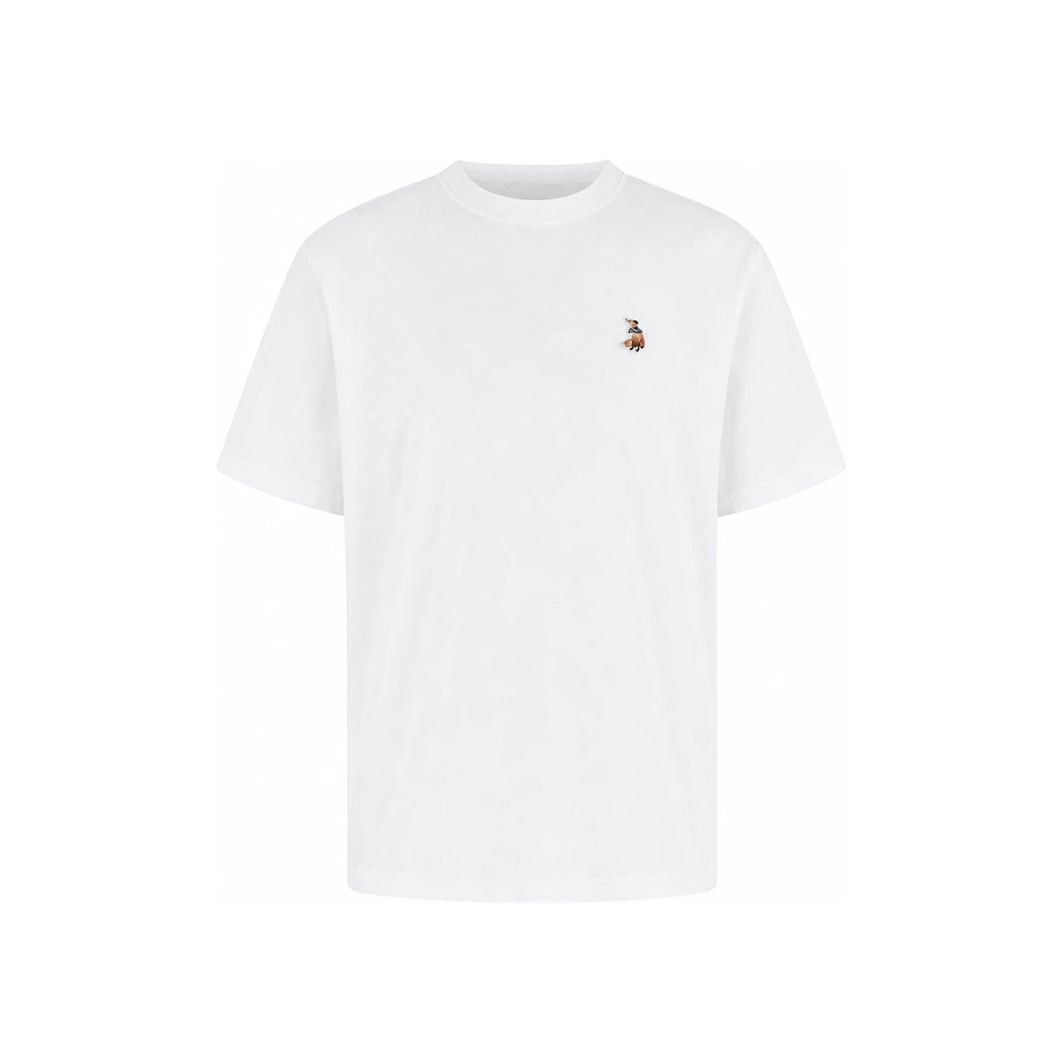 Maison Kitsune Dreaming Fox Mens Short Sleeve T-Shirt White