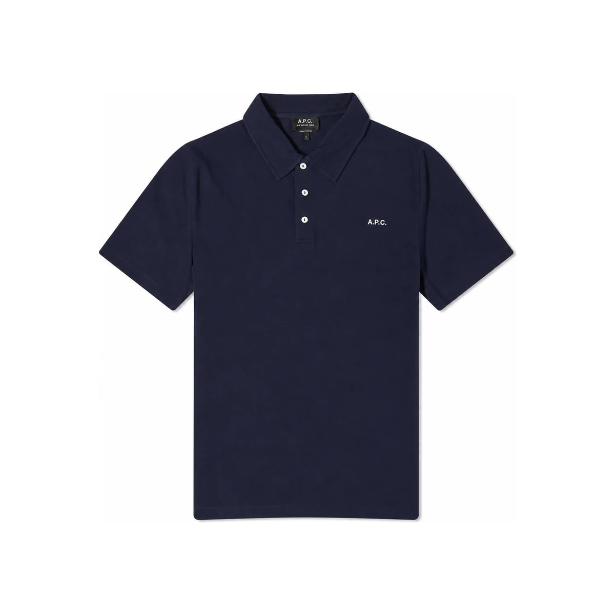 A.P.C. Men’s Standard Polo T-Shirt Navy Cotton
