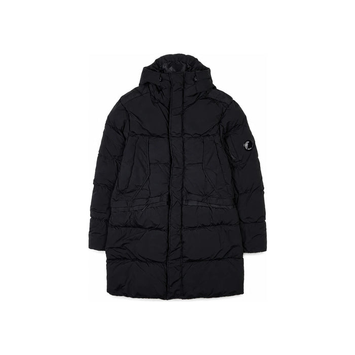CP Company Lens Badge Puffer Jacket Black Men’s Down Coat