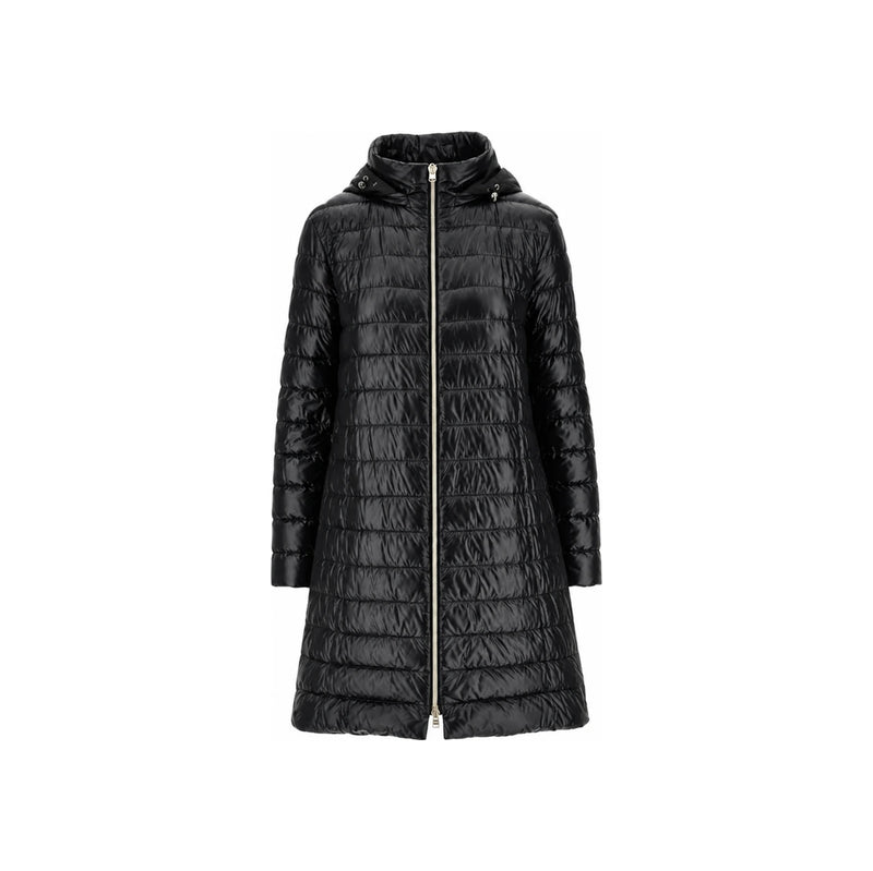 Herno Lightweight Hooded Puffer Jacket Black PI002190D 12017Z 9300