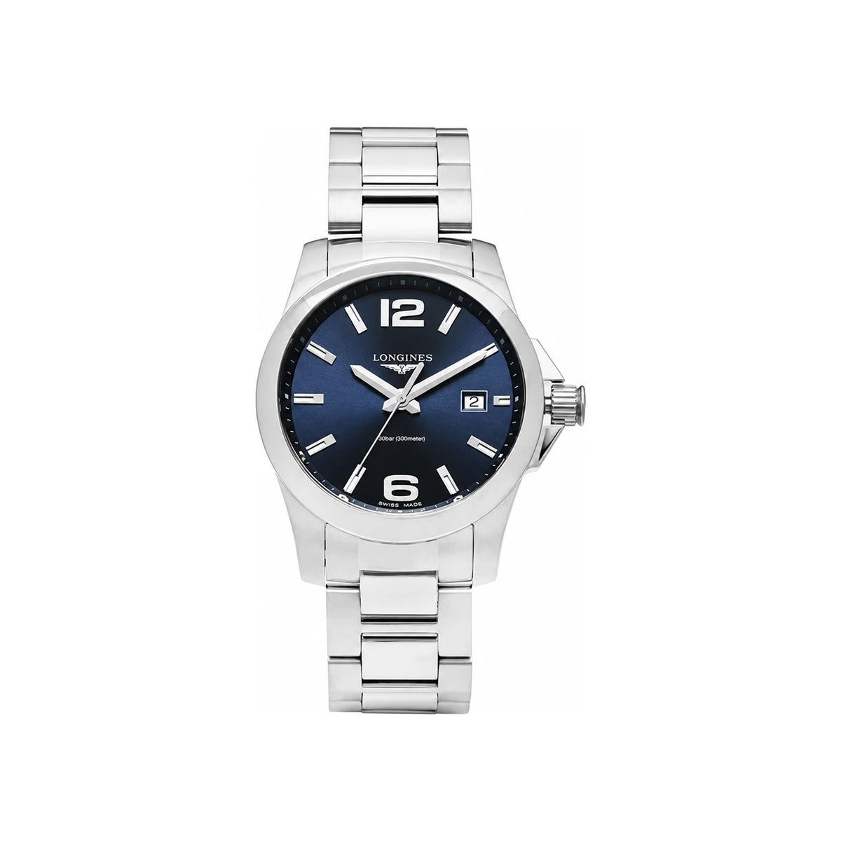LONGINES Silver Stainless Steel Men’s Watch L3 759 4 96 6