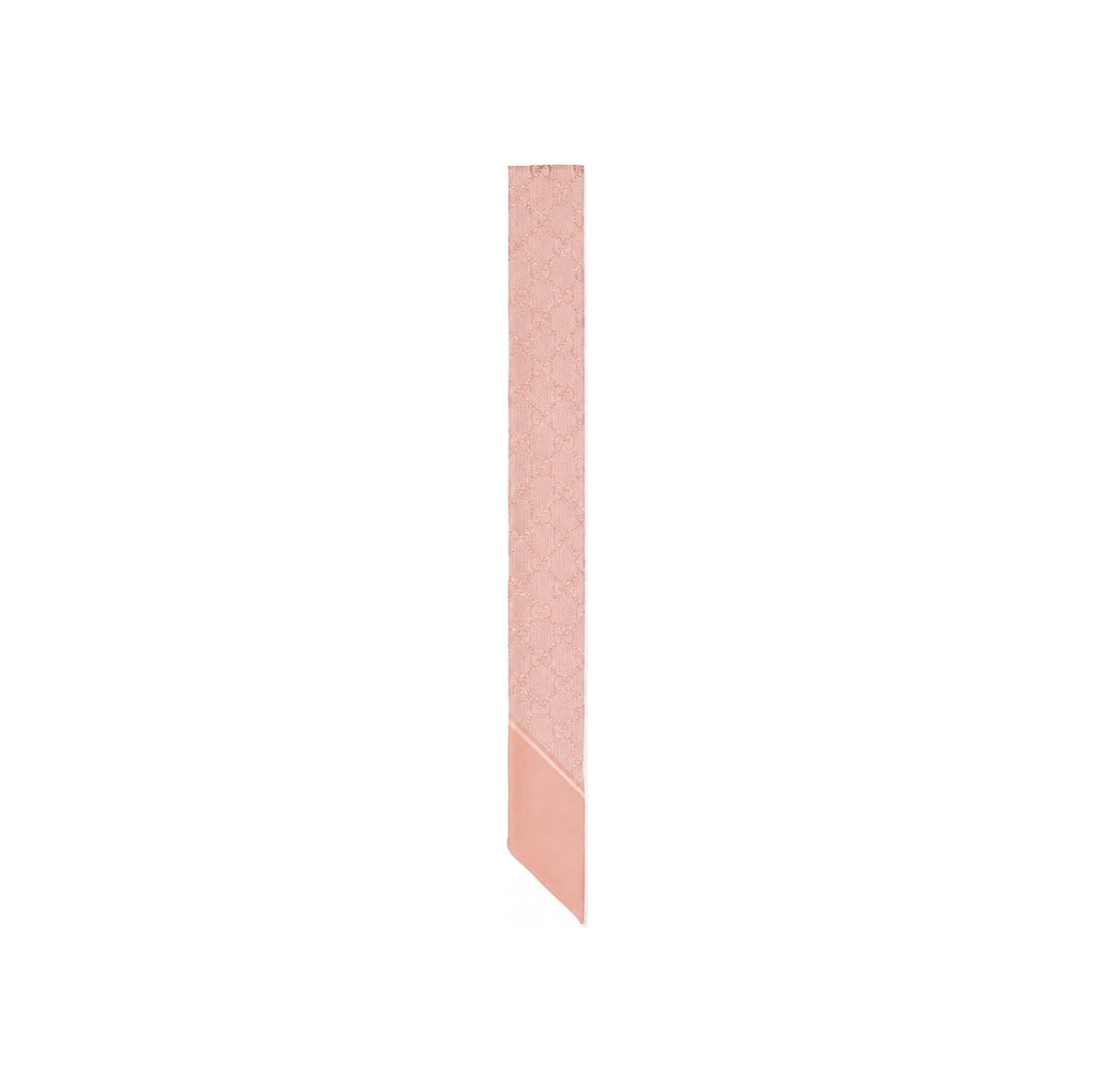 GUCCI Print Silk Ribbon Scarf