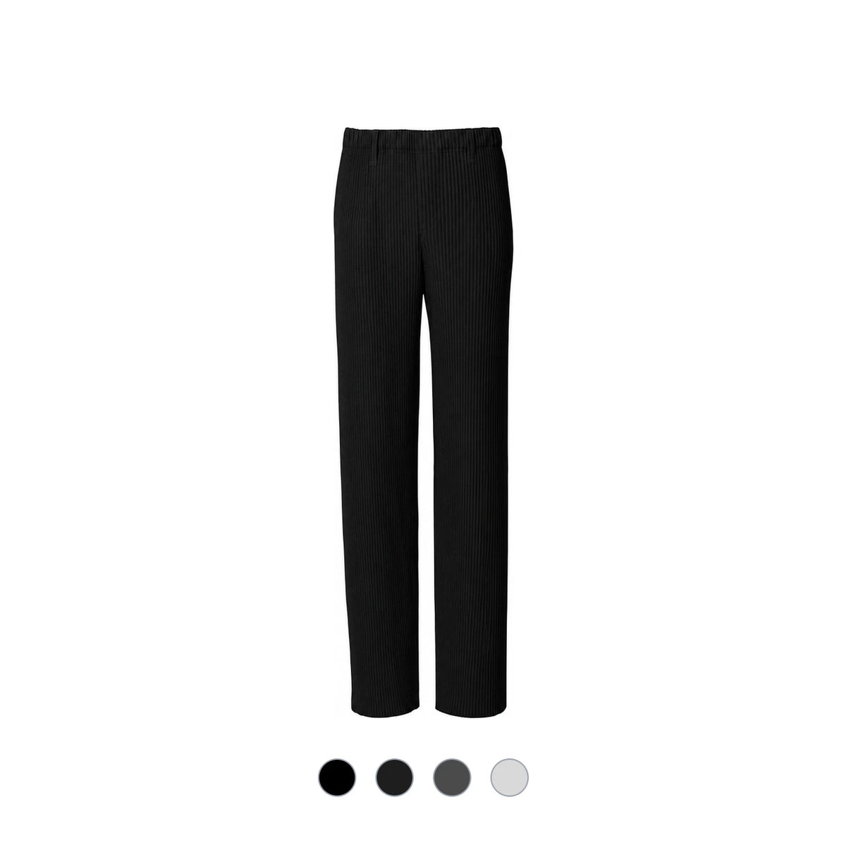 Issey Miyake Homme Plisse Men's Pleated Straight Pants JF150