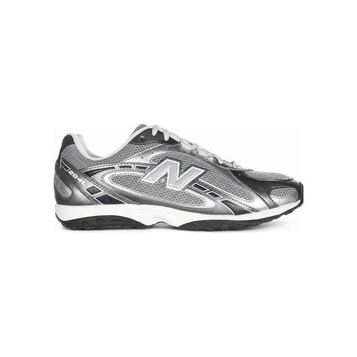 New Balance Dark Silver Metallic Low-Top Sneakers U204L1KP