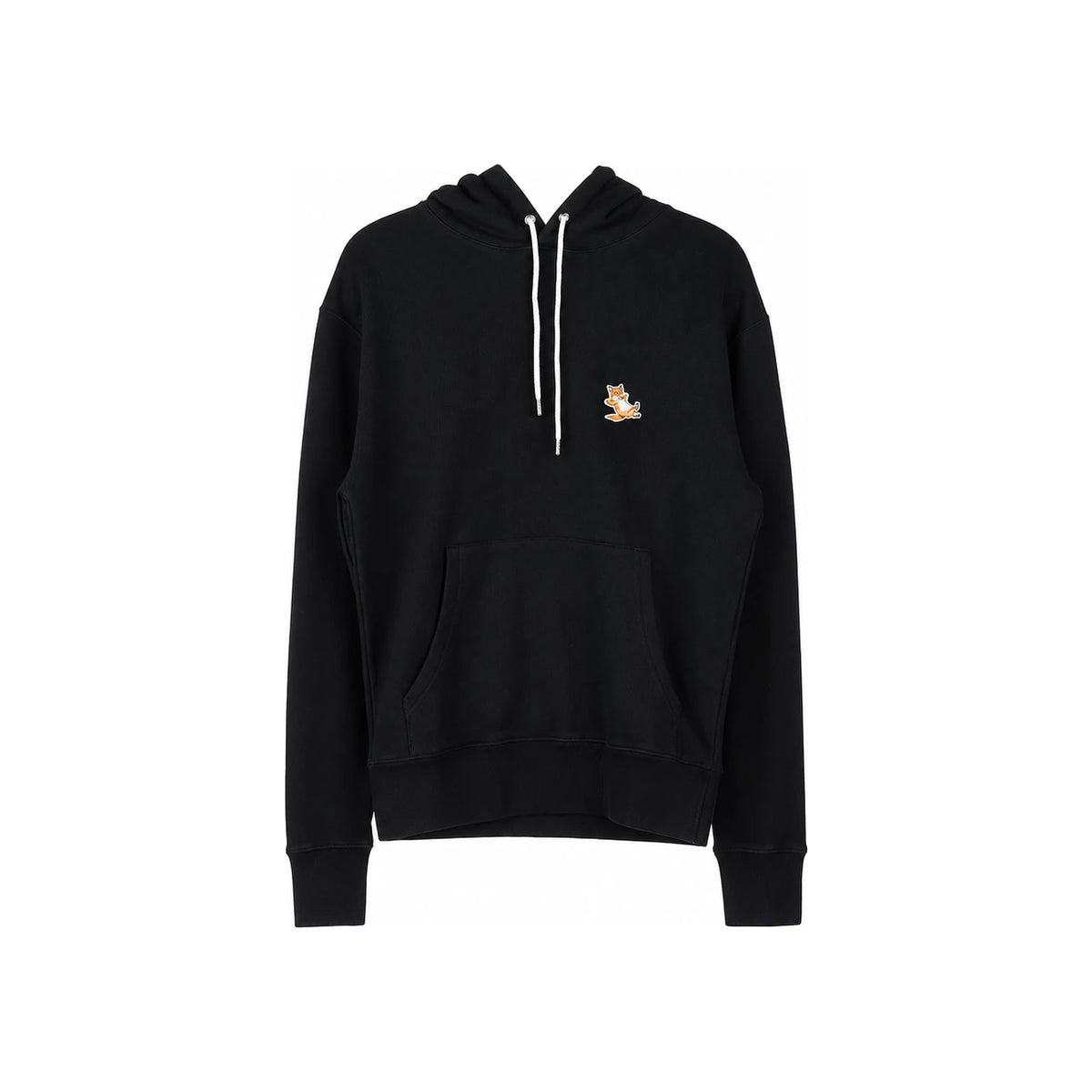 Maison Kitsune Men’s Chillax Fox Hoodie IU00355KM0001 BK 1