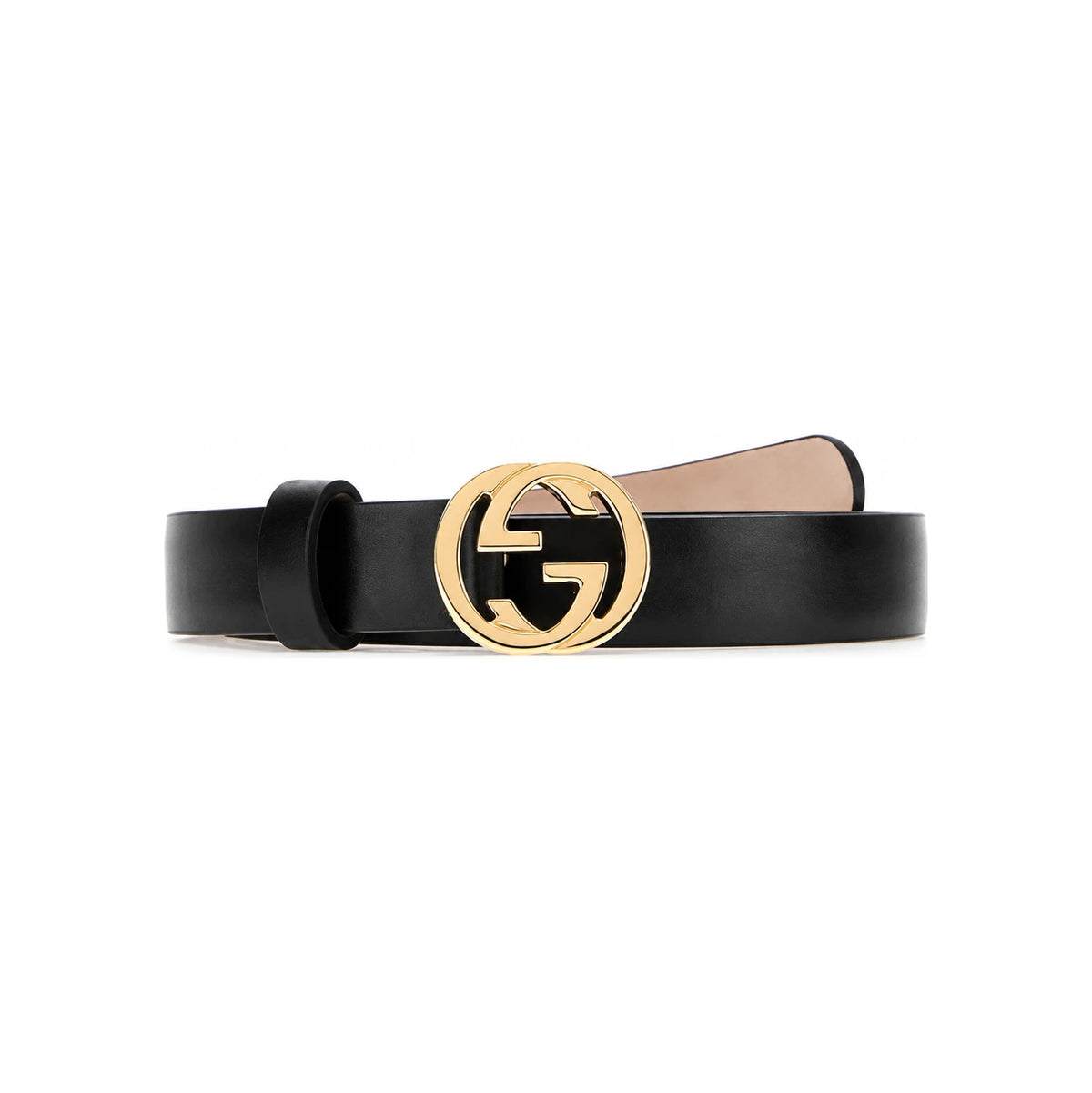 GUCCI Black Leather Belt