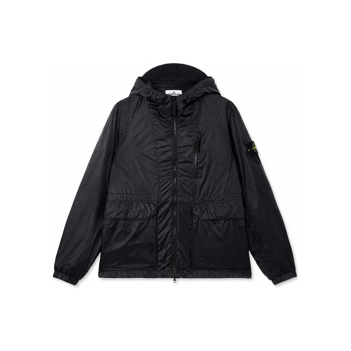 STONE ISLAND Cordura Light Ripstop Hooded Jacket Men Black