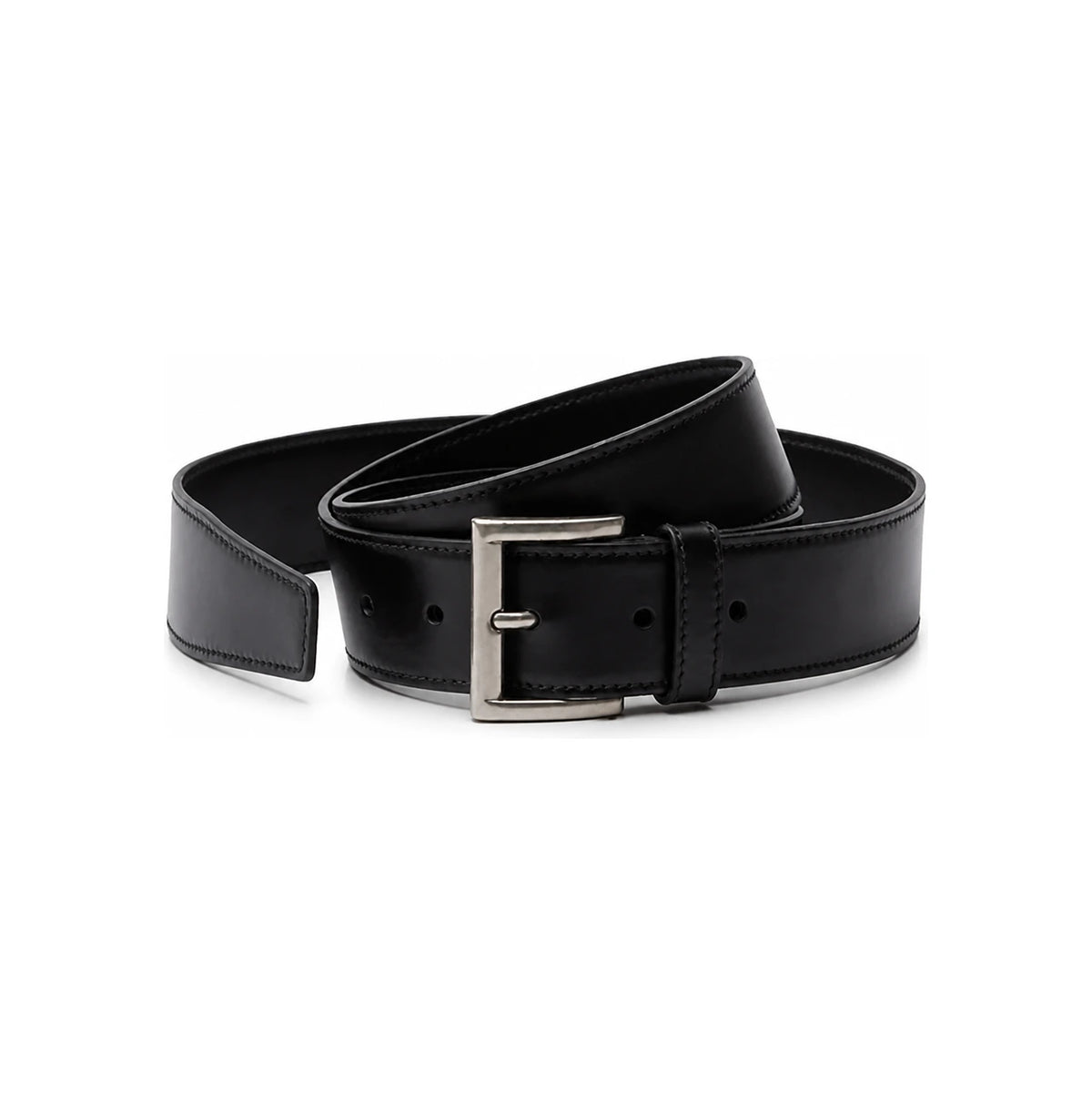 PRADA Black Leather Belt