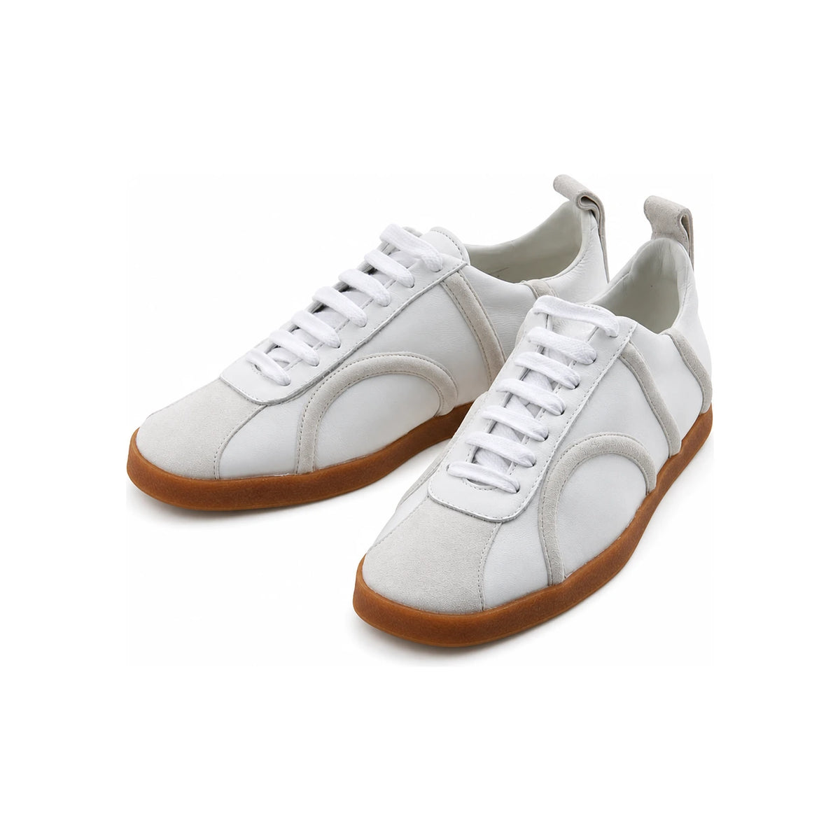 Toteme Women’s Leather Low-Top Sneakers White