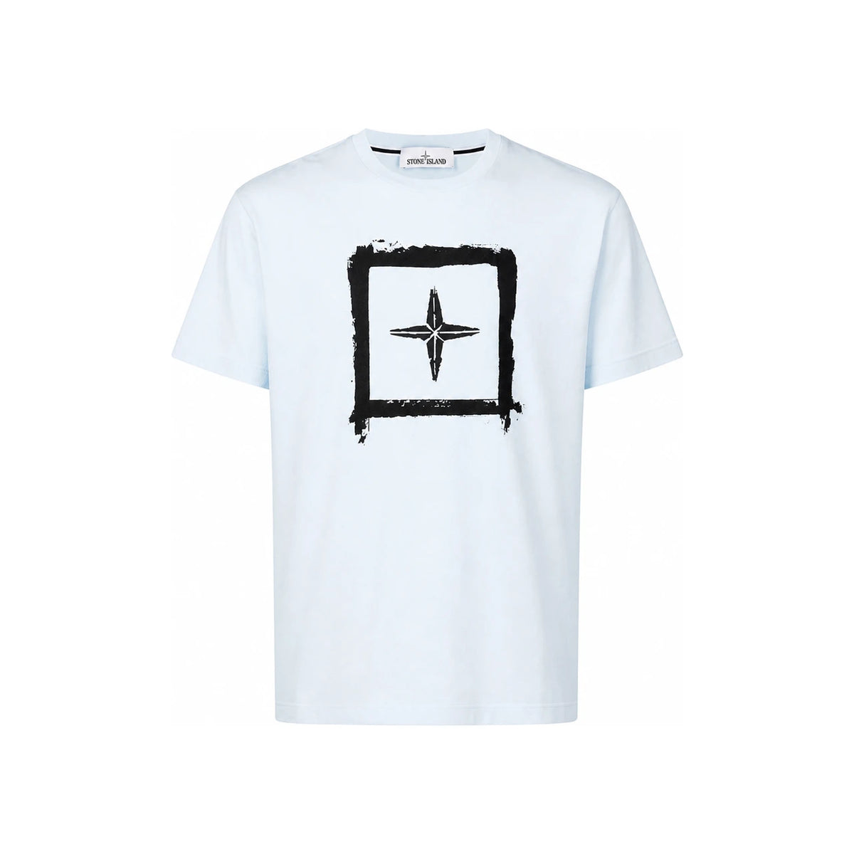 STONE ISLAND Stencil Logo T-Shirt White Men’s