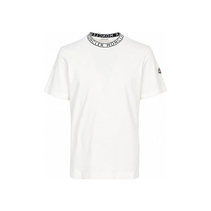 Moncler Logo Trim Cotton T-Shirt