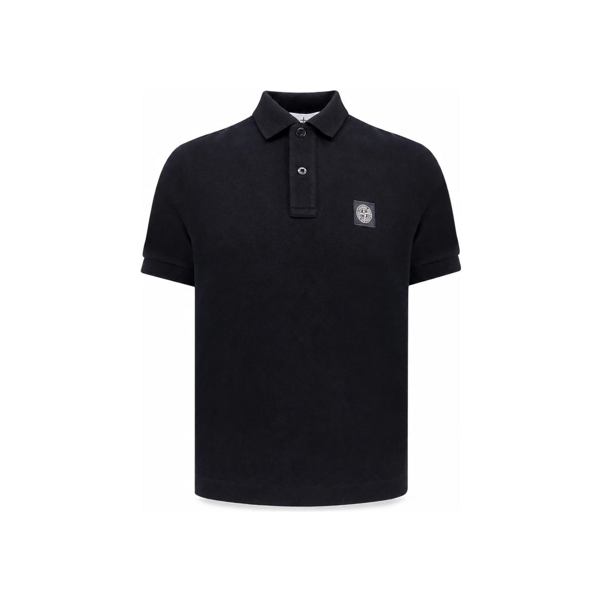 STONE ISLAND Stone Logo Patch Short Sleeve Polo T-Shirt 22002SC S0017 V0029