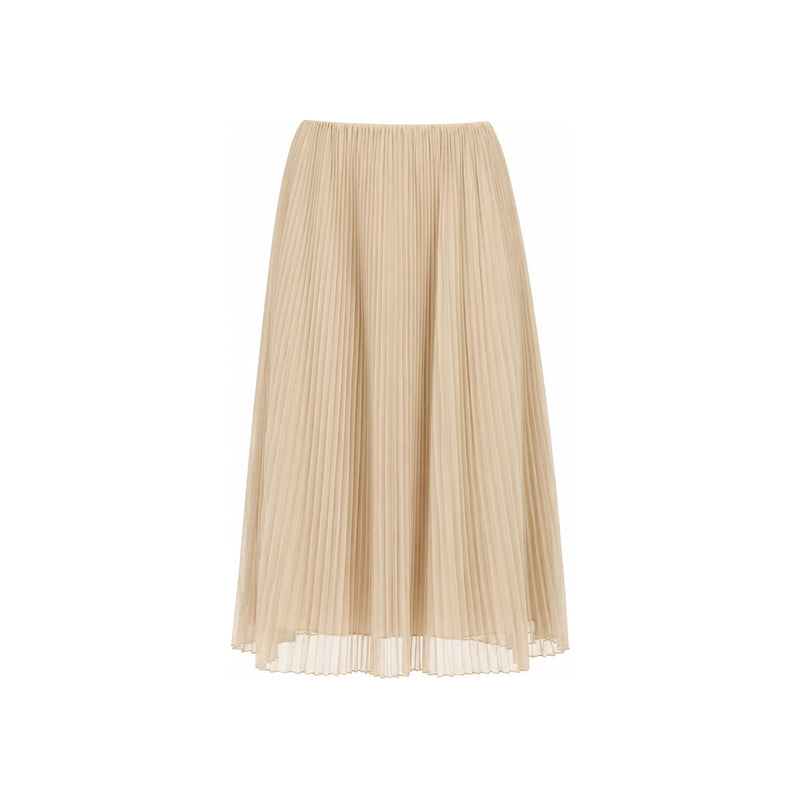 Max Mara pleated long skirt BABY 001 black 261577 1021