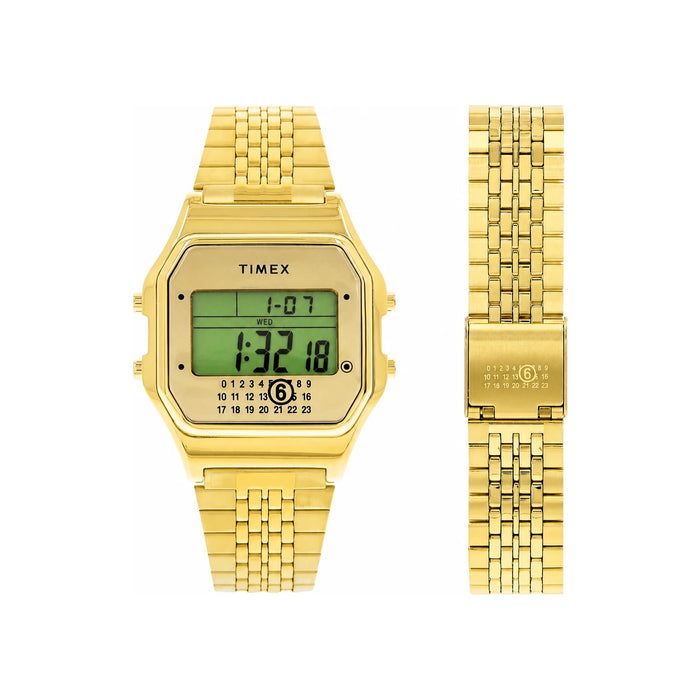Maison Margiela Unisex Digital Metal Wrist Watch