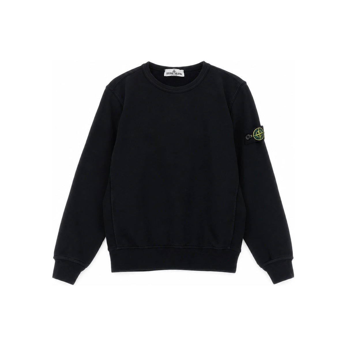 STONE ISLAND Black Logo Patch Women’s Sweatshirt L1S166100005 S0040 V0029