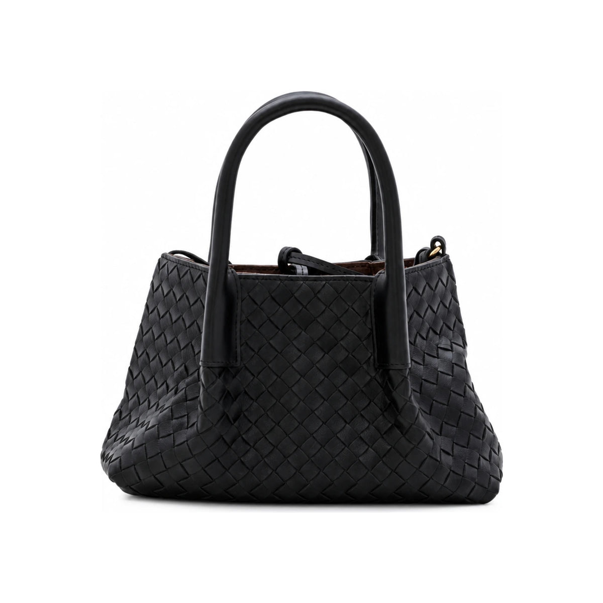 Bottega Veneta Small Pinacoteca Leather Tote Bag Gray