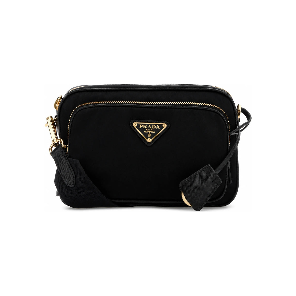 PRADA Re-Nylon Mini Shoulder Bag Black 1BH226 R064 F0632