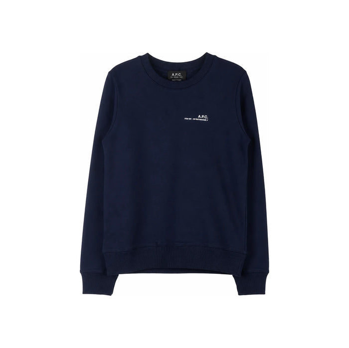 A.P.C. Women’s Logo Sweatshirt Ivory Cotton