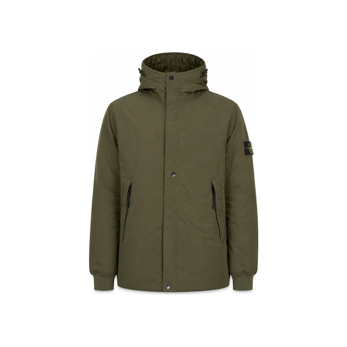STONE ISLAND Khaki Micro Twill PrimaLoft Patch Jacket for Men