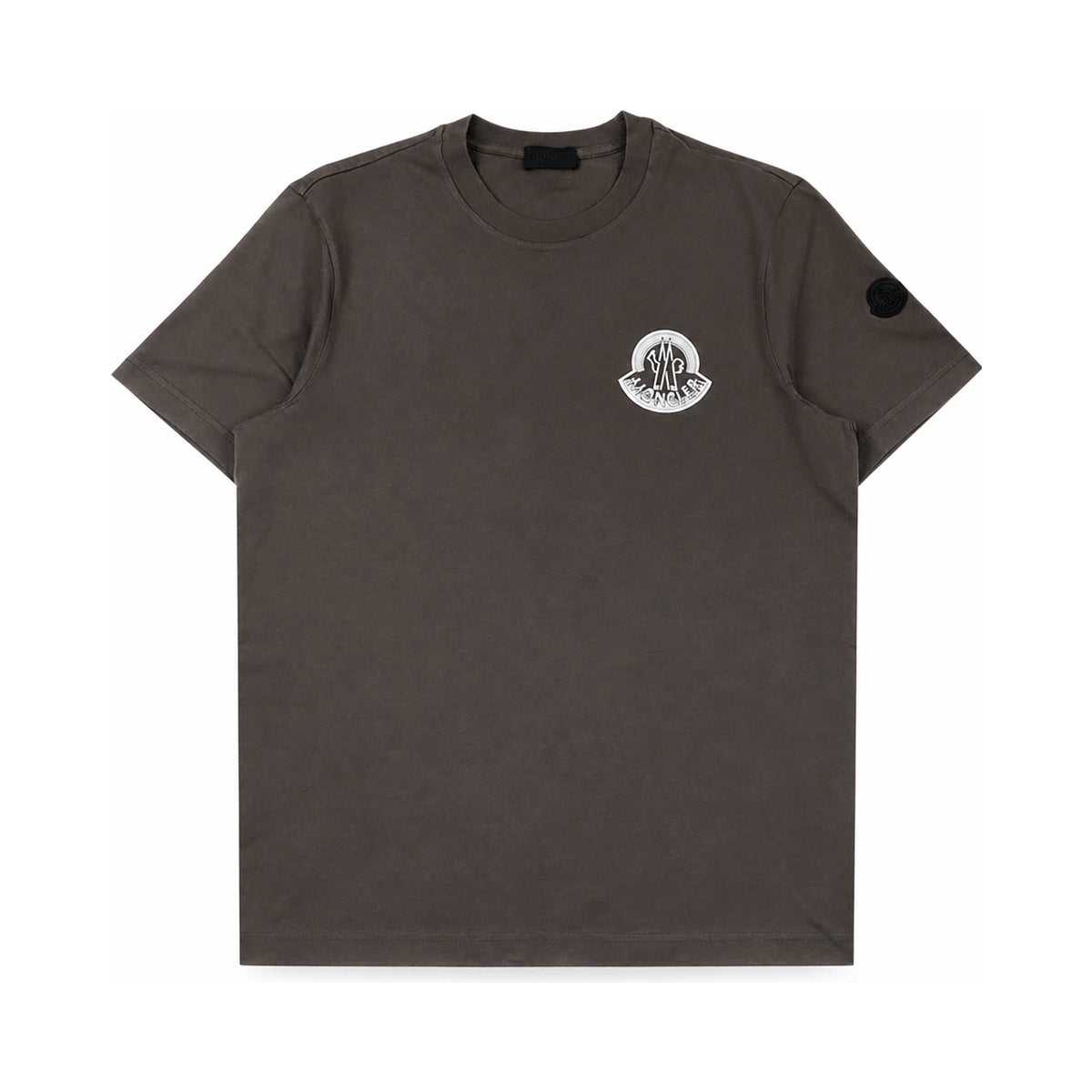 Moncler Men’s Graphic Patch Logo Short Sleeve T-Shirt Brown 8C00020 89AYW 258