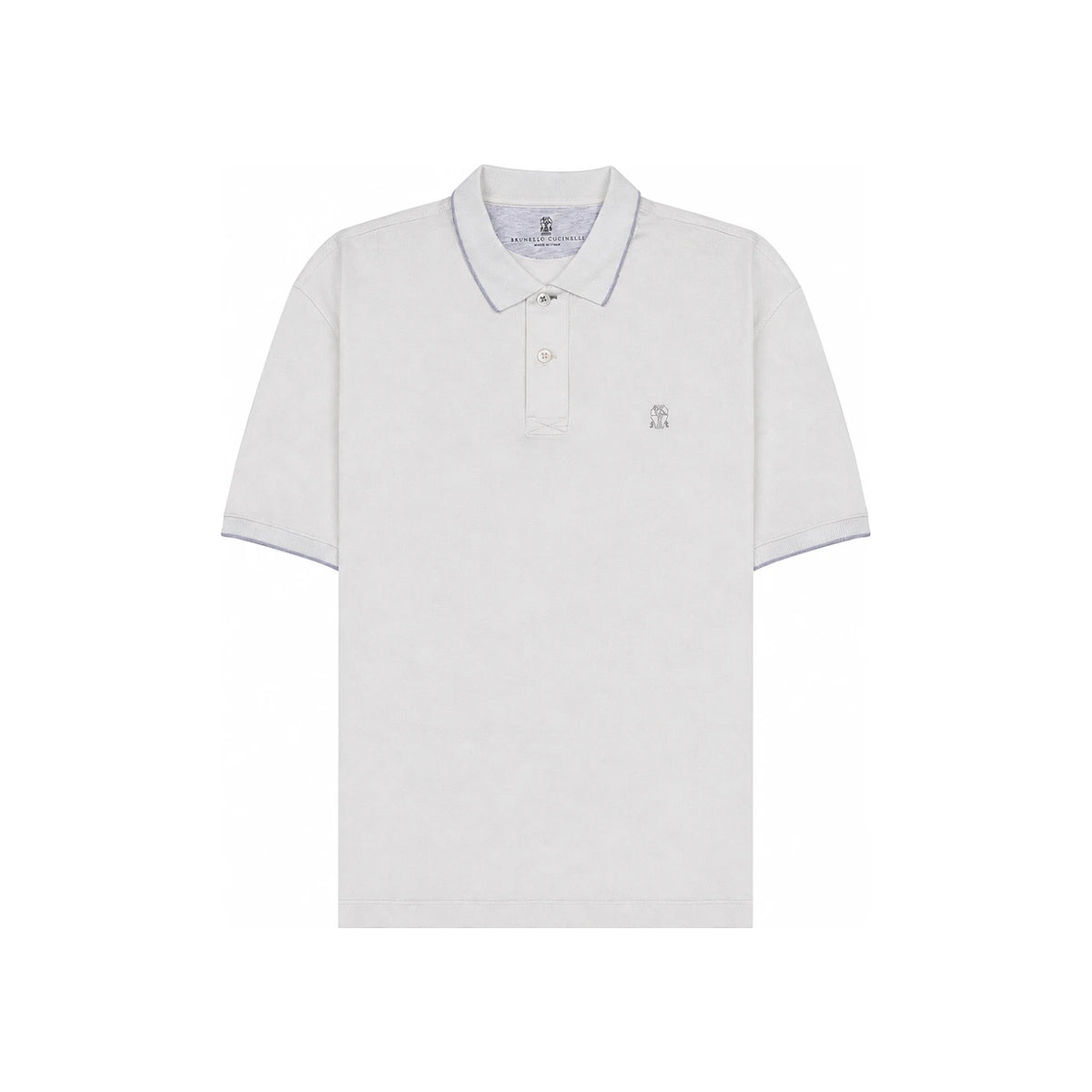 Brunello Cucinelli Men’s Jersey Polo Shirt CC984