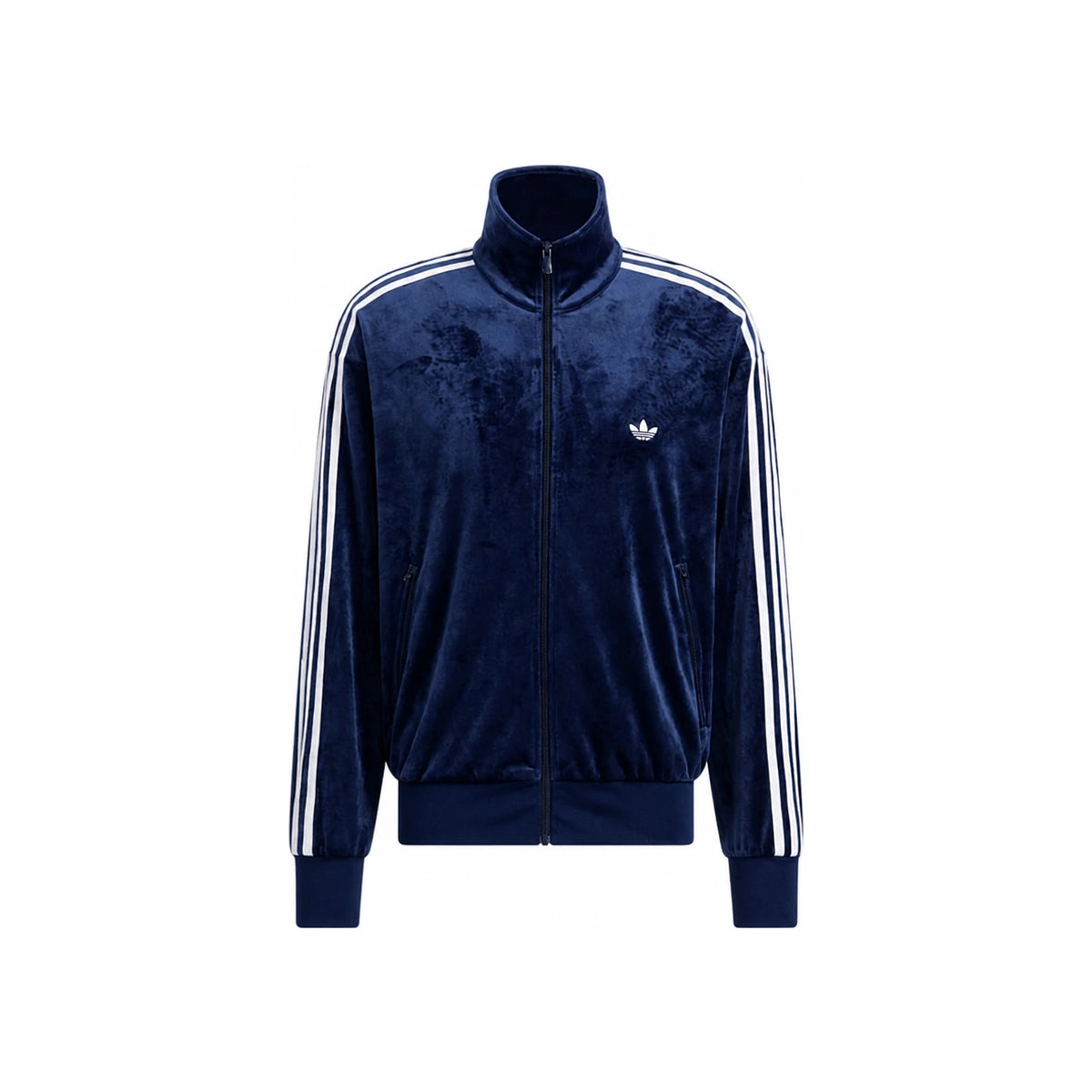 Adidas Originals Firebird Velour Velvet Track Top Jacket Navy KQ5475