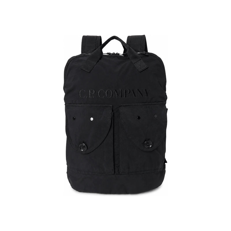 CP Company Men’s Nylon Backpack Black 20CMAC051A 110540M 999