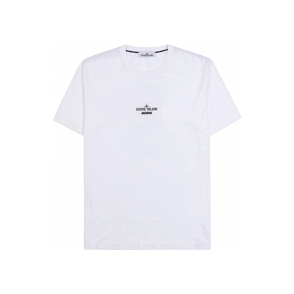 STONE ISLAND Archivio Project Logo Print Short Sleeve T-Shirt White