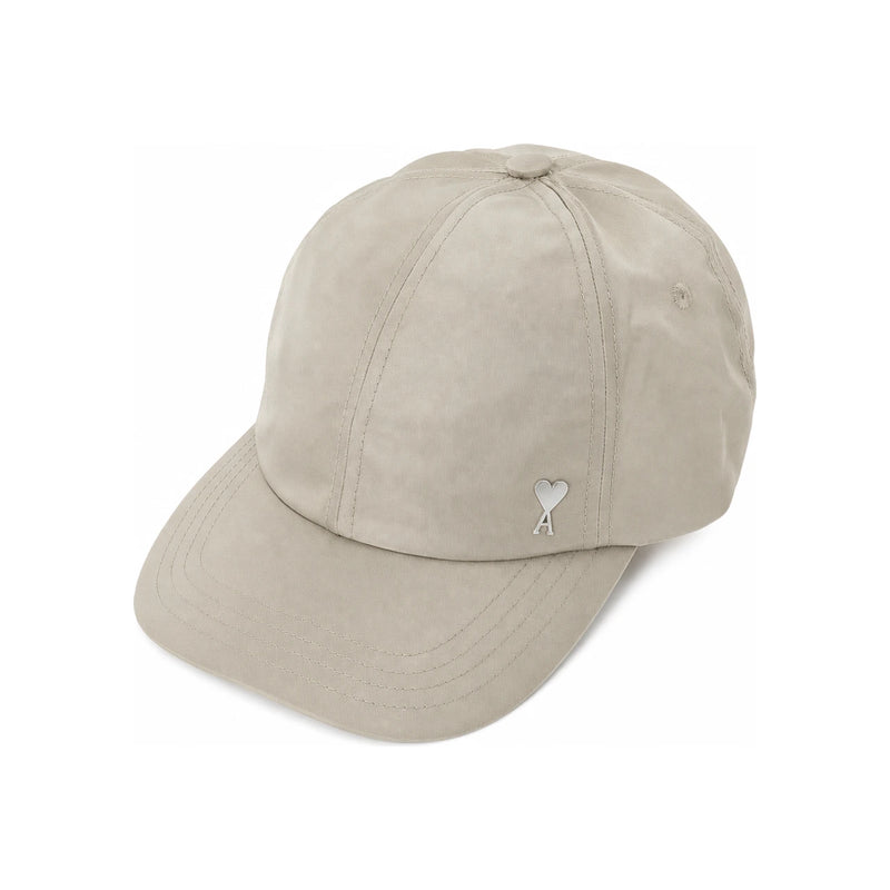 AMI Heart Logo Stud Baseball Cap Black