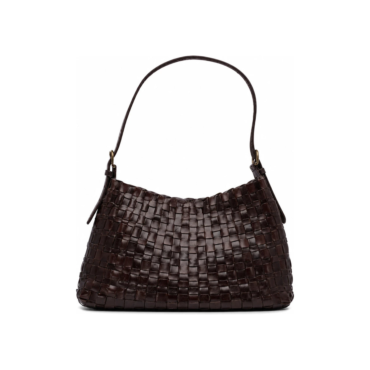 Dragon Diffusion Women's Hobo Shoulder Bag 8170 DK BROWN