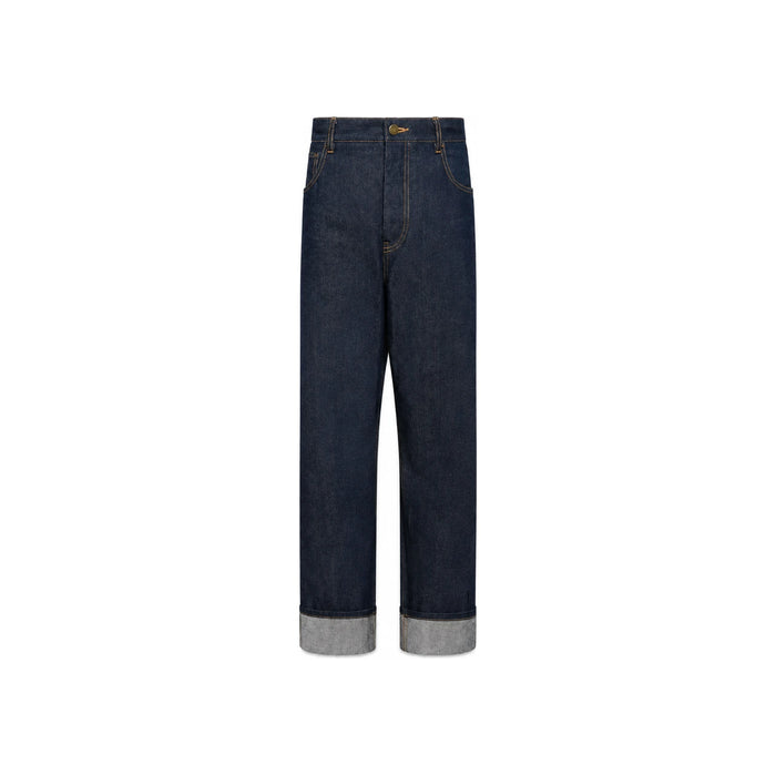 THOM BROWNE Men's Selvedge Denim 5-Pocket Jeans