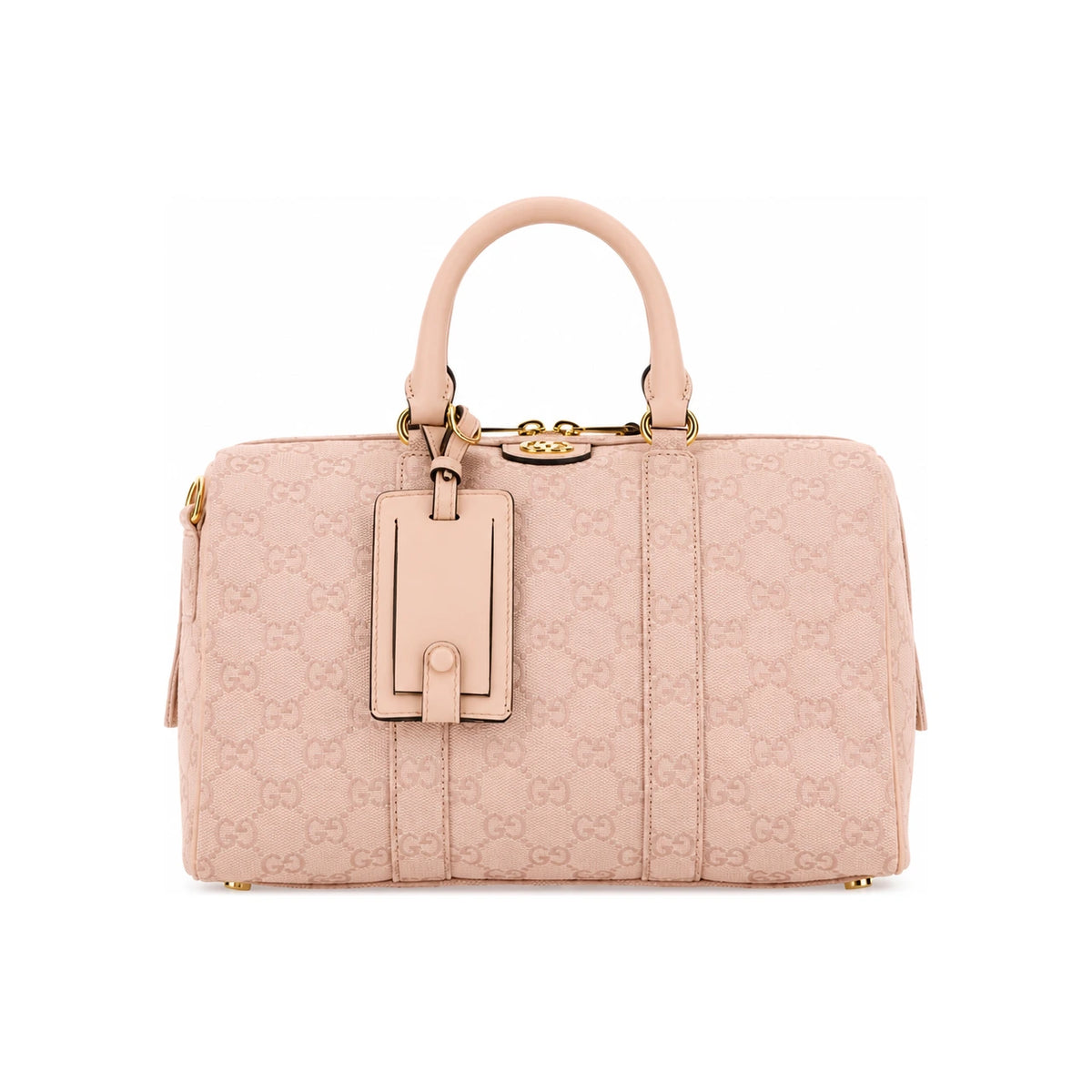 GUCCI Leather Tote Bag Pink