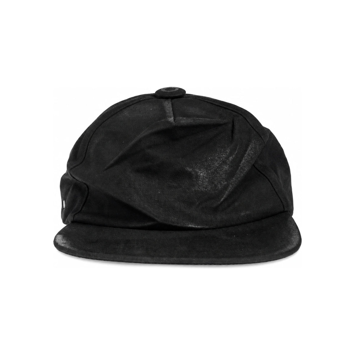 Maison Margiela Stitch Cotton Baseball Cap Black
