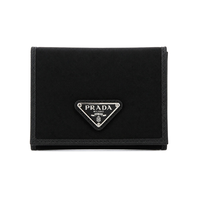 PRADA Re-Nylon Black Bi-Fold Wallet