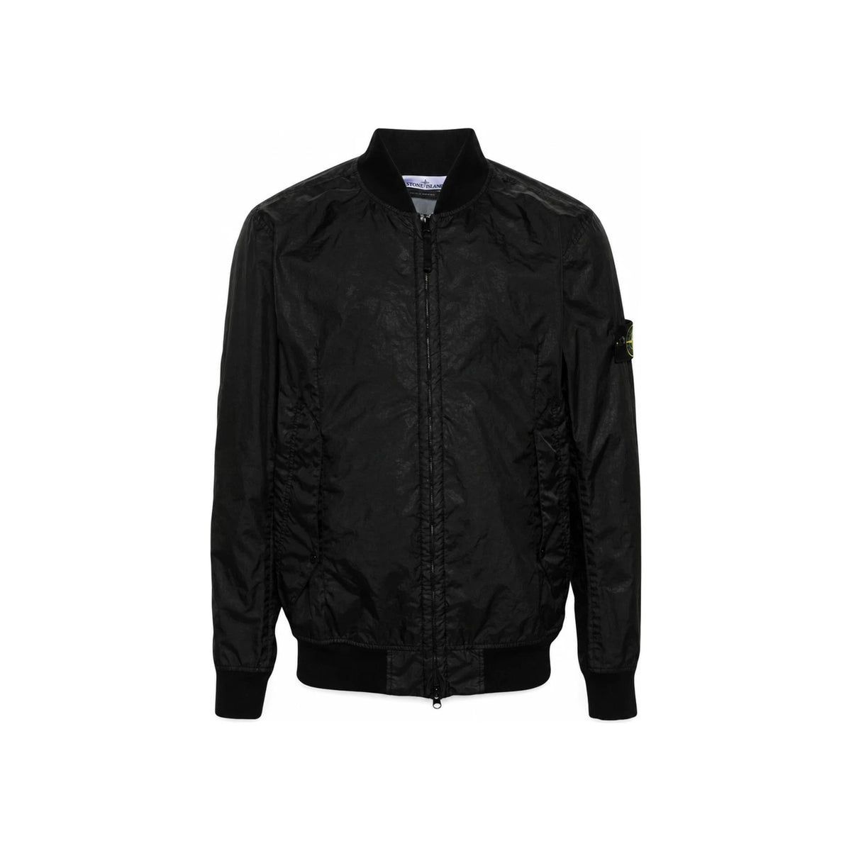 STONE ISLAND Membrana 3L TC Bomber Jacket Black Men's